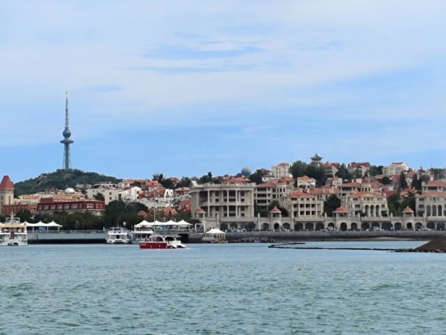 Qingdao Vue depuis la mer