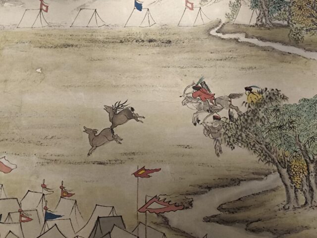 Peinture de la chasse d’automne « Mulan » Chengde Résidence impériale peinture de la chasse d’automne « Mulan »