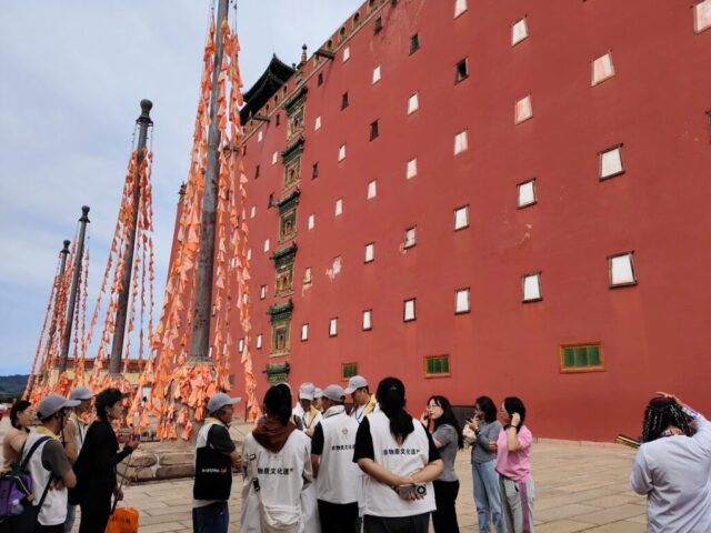 Terrasse rouge Le Petit Potala de Chengde Terrasse rouge