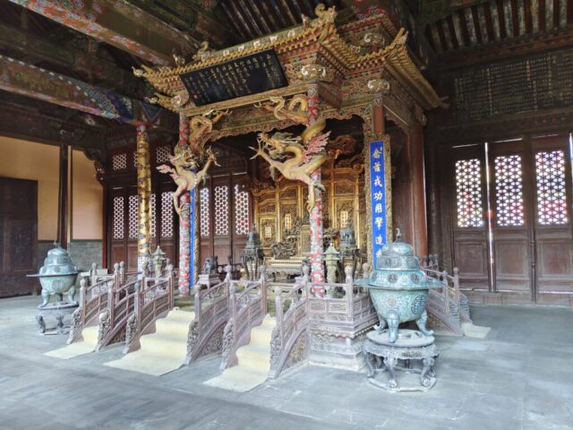 Salle du trône Le Palais impérial de Shenyang Salle du trône