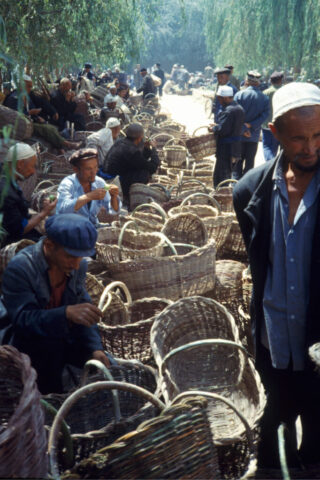 Le marché de Kashgar en 1990