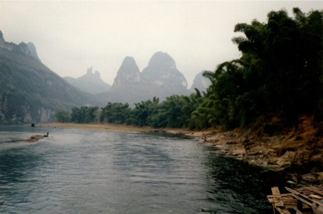 La rivière Daxia, Chine