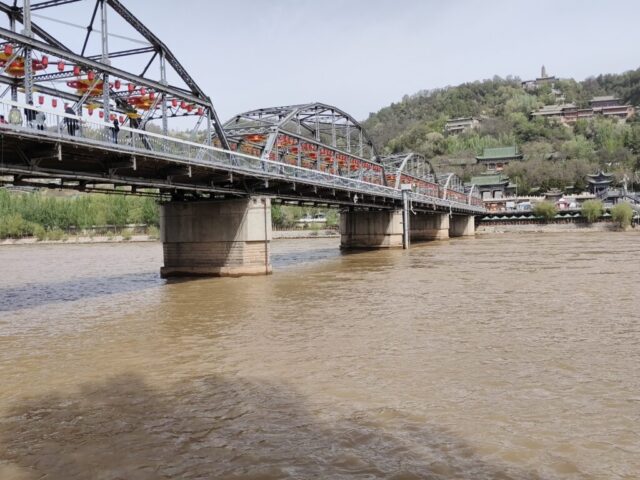 Pont Zhongshan à Lanzhou