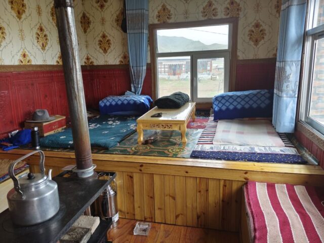 Xiahe - Intérieur d'une maison tibétaine