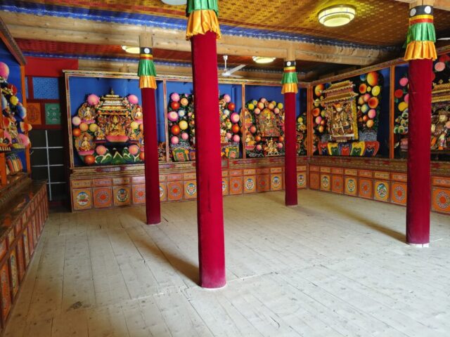 Salle des sculptures en beurre de yack