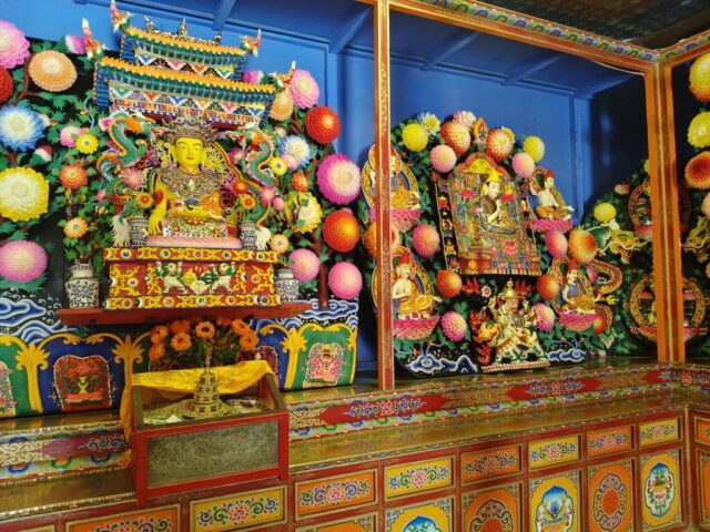 Salle des sculptures en beurre de yack