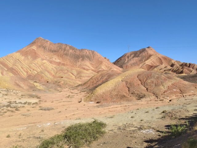 Les montagnes de Zhangye - ce que j'ai vu
