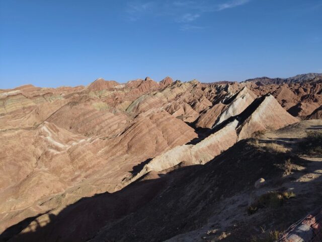 Les montagnes de Zhangye - ce que j'ai vu