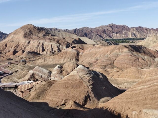 Les montagnes de Zhangye - ce que j'ai vu