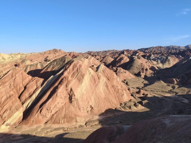 Les montagnes de Zhangye - ce que j'ai vu