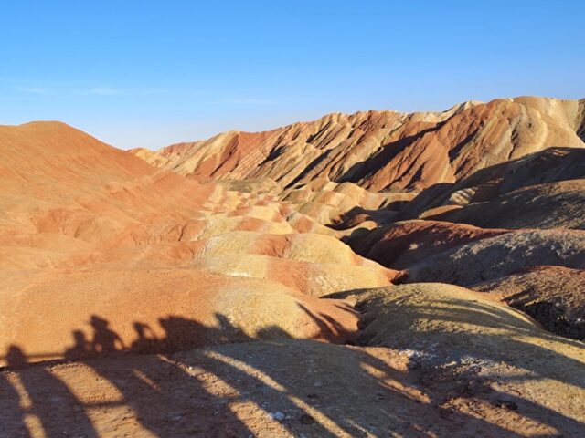 Les montagnes de Zhangye - ce que j'ai vu