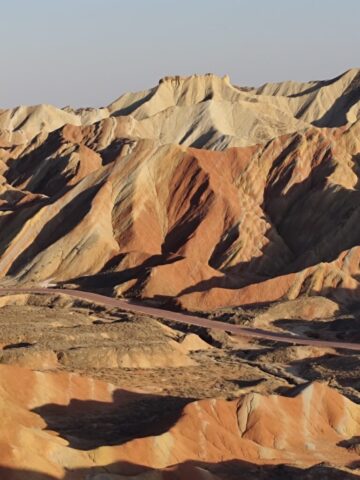 Les montagnes de Zhangye - ce que j'ai vu