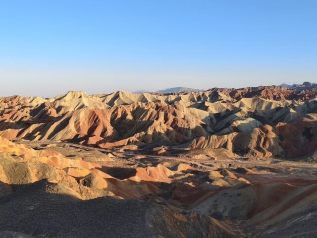 Les montagnes de Zhangye - ce que j'ai vu