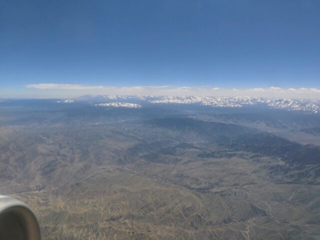 En vol depuis Urumqi