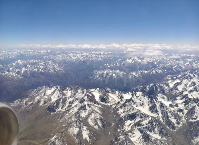 En vol depuis Urumqi