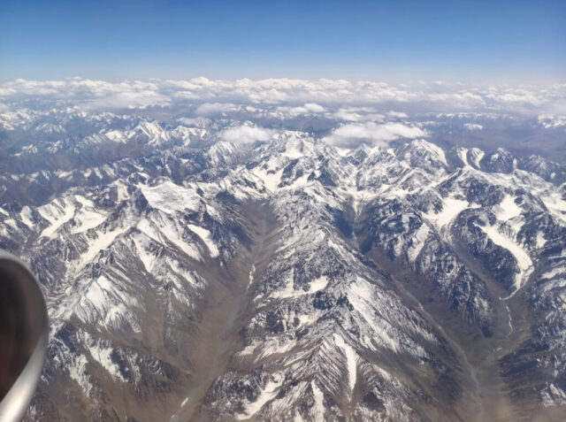 En vol depuis Urumqi