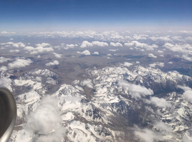 En vol depuis Urumqi