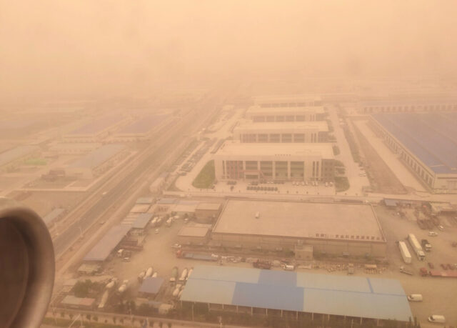 Atterrissage à Kashgar