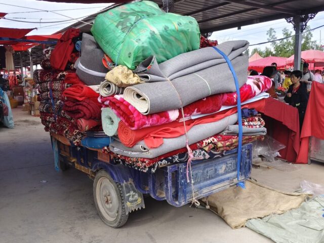 Marché alimentaire de Kashgar