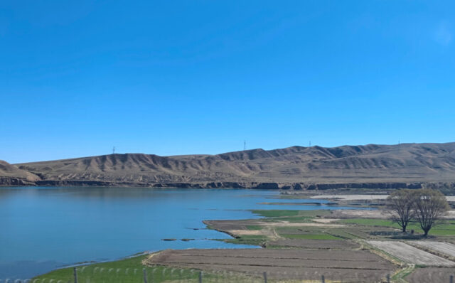 Paysages de Chine vus depuis le train
