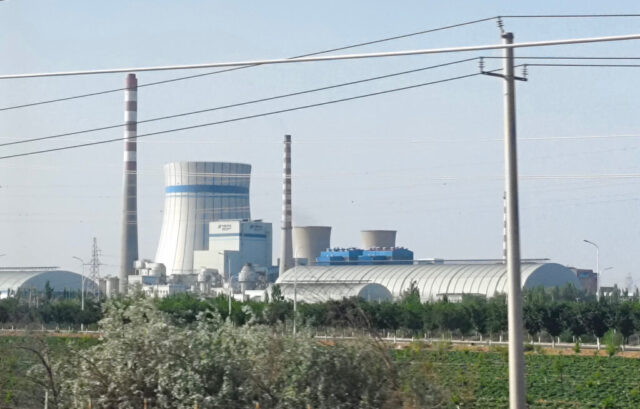 Paysages de Chine vus depuis le train