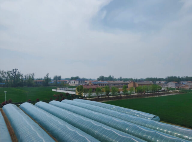 Paysages de Chine vus depuis le train